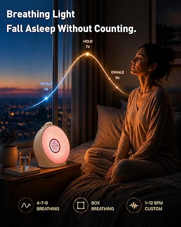 guided breathing light