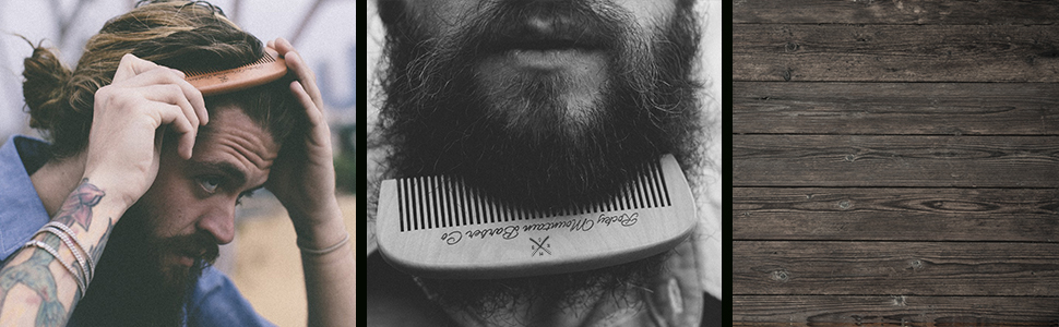 Hair Beard Comb Wood