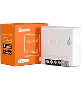 SONOFF ZBMINI ZigBee Mini Smart Light Switch(2 Way), Works with Alexa, SmartThings Hub, Philips H...