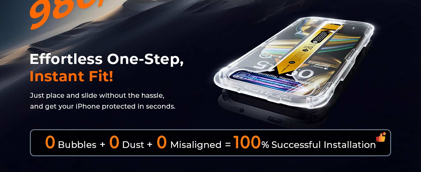 iPhone 16 Plus screen protector