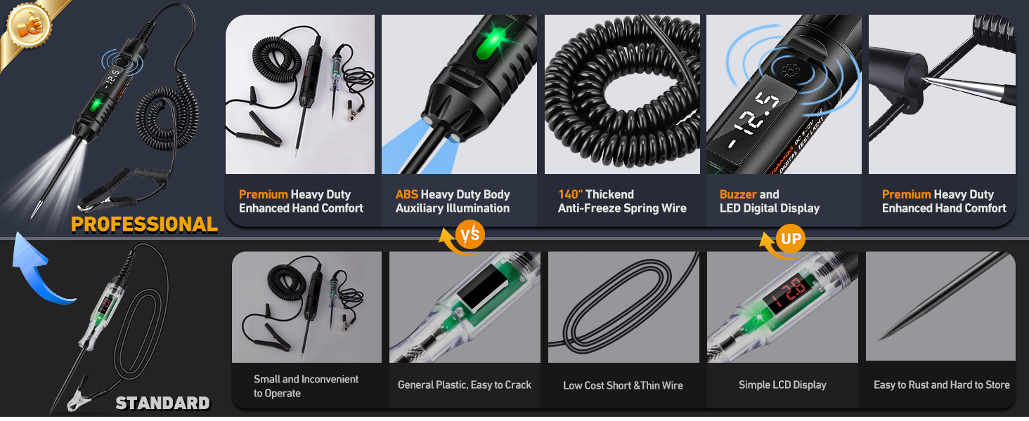 upgraded multi functional circuit test pen