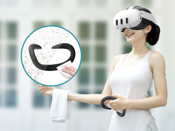 silicone vr face cover for quest 3