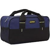 FASTECH 14 Inch Small Tool Bag,Wide Mouth Tool Tote Bag,Waterproof Tool Organizer Bag,Electrician...