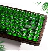 Womier Green Jelly Keycaps, Clear Shine Through Keycaps | Feel Forest Custom Keyboard Keycap Caps...