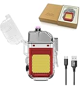 YOZWOO Electric Candle Lighter USB Type C Rechargeable Lighter Plasma Lighter Flameless Windproof...