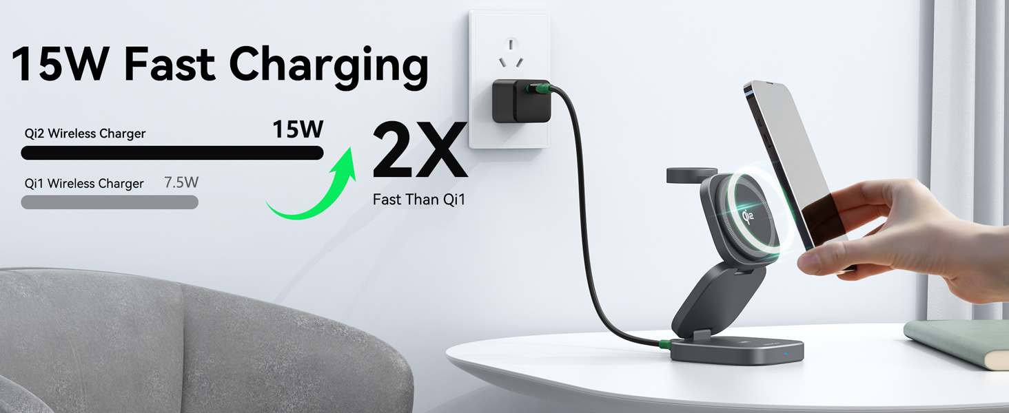 3 IN 1 WIRELESS CHARGING