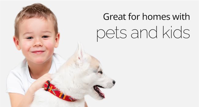great for homes with pets and kids