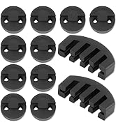Rubber Violin Practice Mute Set, 10 Pack Round Tourte Style Mute for Violin and Small Viola & 2 P...