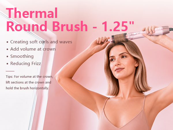 1.25 inch thermal round brush