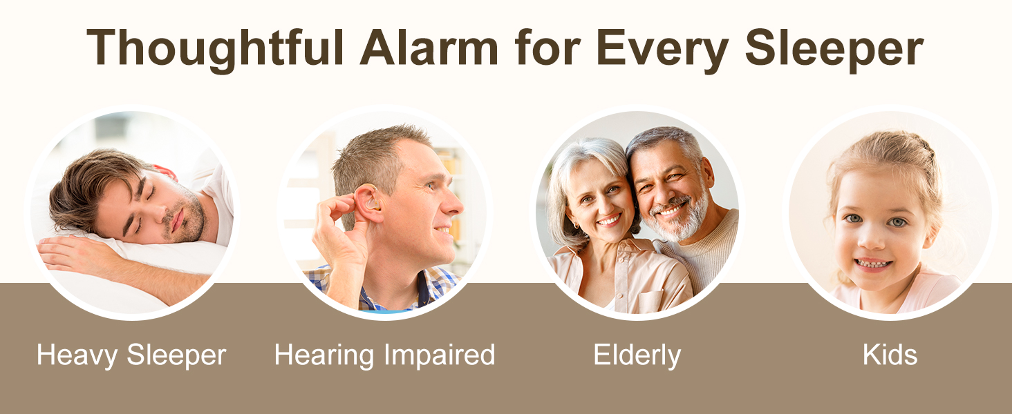 Thoughtful Alarm for Every Sleeper