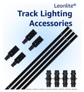 LEONLITE H Track Rail Kit, 16FT H Type Track Lighting Rails + 4×I Connector + 8×End Caps + 4×Live...