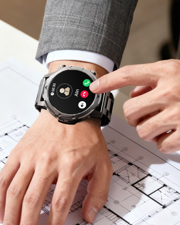 Military smart watch for men
