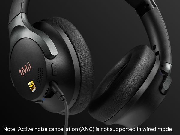 1Mii Hybrid Active Nose Cancelling Headphones