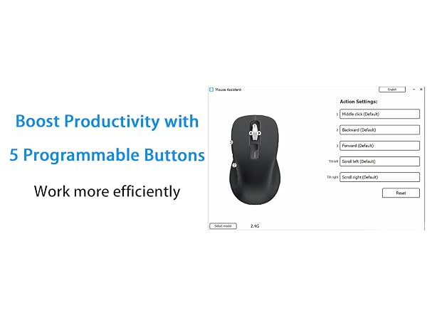 5 programmable buttons