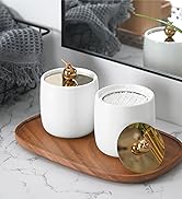 bathroom jars with lids set