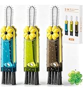 3-in-1 Cup Lid Cleaning Brush, Cup Lid Brush, Multifunctional Water Bottle Cleaning Brush, Home K...