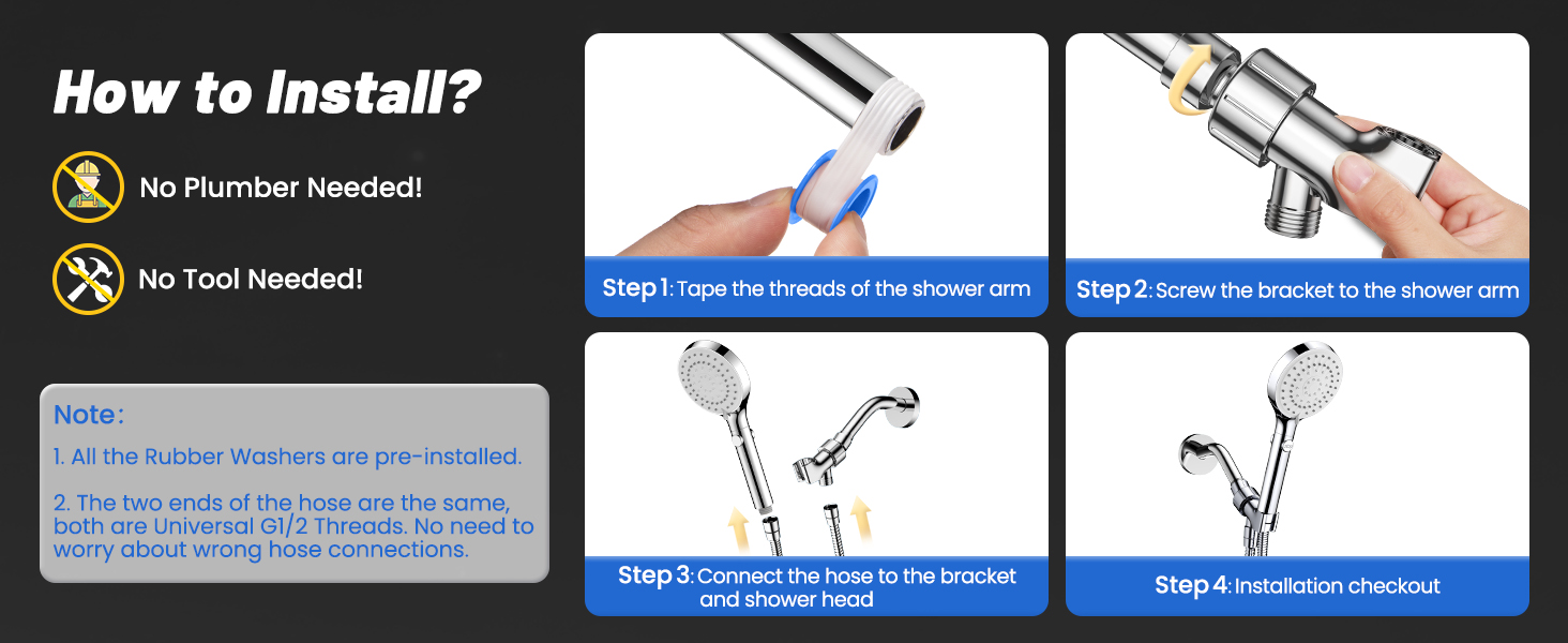 high pressure shower head