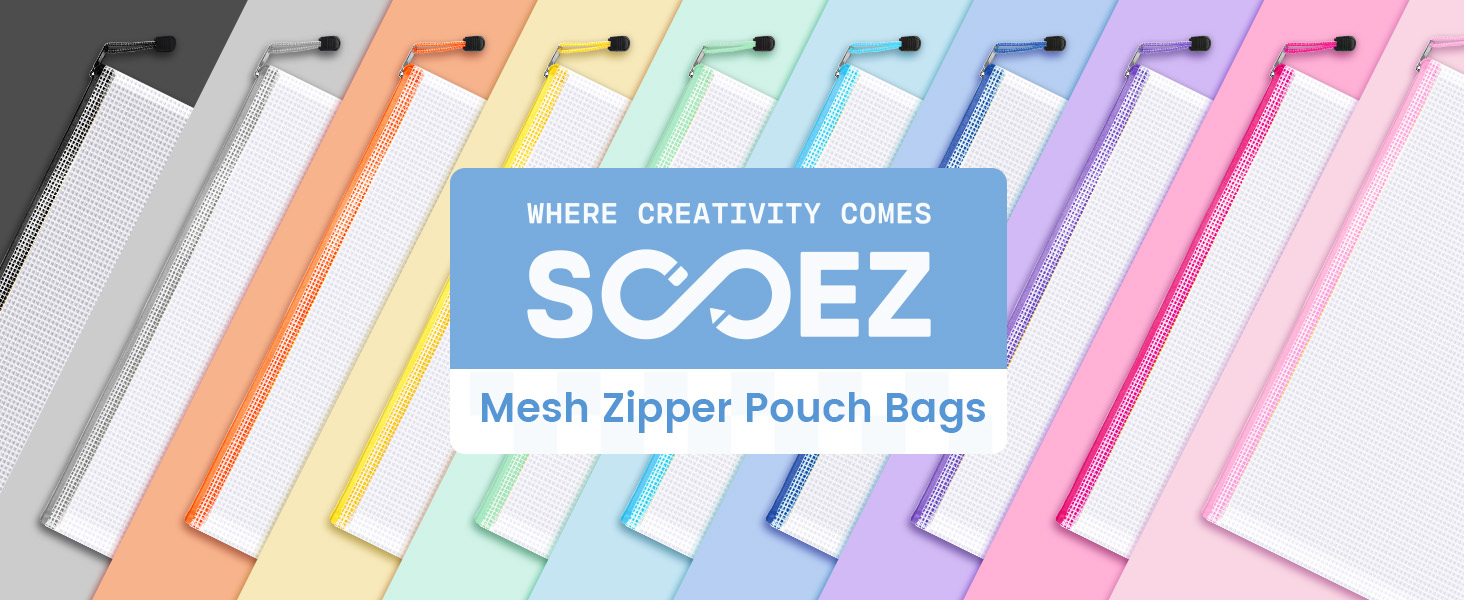 mesh zipper pouch