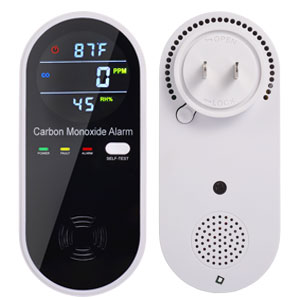 carbon monoxide detector plug in wall