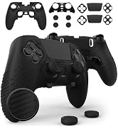 Foamy Lizard Eclipse PS5 Edge Controller Skin Combo Set | Dock Compatible, Protector Decals, Anti...