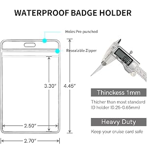 Water- Resistance ID Holder
