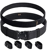 TACNEX Duty Belt w/Hook Lining 2" Police Duty Belts Law Enforcement Officer Nylon Outer/Inner Bel...