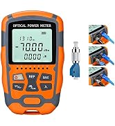 Duogalia Fiber Optic Tester Portable Fiber Light Power Meter FC/SC/ST Universal Interface Fiber T...