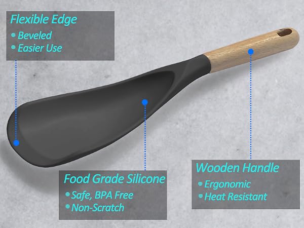 cooking spoon scraper spatula