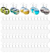 210 Pcs Sublimation Earring Blanks Round Bulk Double Sides 70pcs MDF Sublimation Blank Products w...