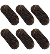 6 Pcs Brown Sponge Volume Hair Bases Volume Inserts Hair Clip Fluffy Hair Cushion Bump It up Piec...