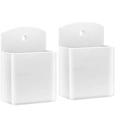DRQ 2pc Adhesive Remote Control Holder, Wall Mount TV Controller Holder, TV Remote Organizer, Wal...