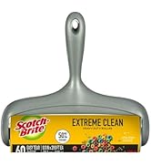 Scotch-Brite 50% Stickier Large Surface Lint Roller, Works Great On Pet Hair, 60 Sheets