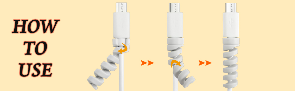 How to use fanoshon cable protecor