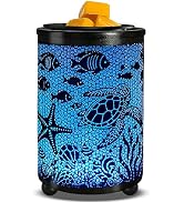 Leyoue Electric Wax Melt Warmer PTC Heating Plate with 7 Colors LED Changing Light Wax Warmer Fra...