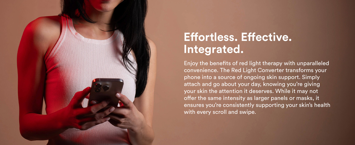 Red light therapy screen protector
