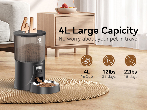 Automatic cat feeder