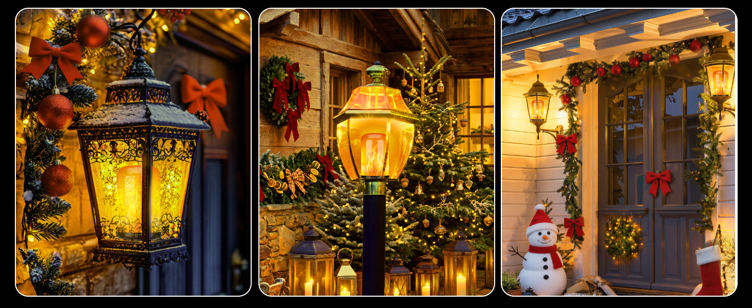 christmas flame light
