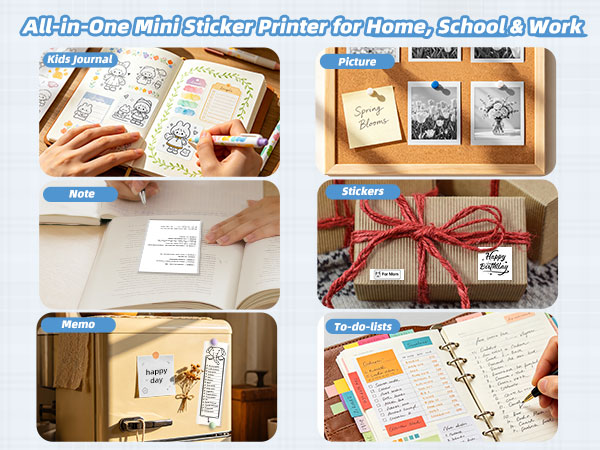all in one mini printer for home, school and work