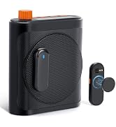 Gicorino Voice Amplifier for Teachers with Dual Magnetic Wireless Lavalier Microphones & Noise Re...