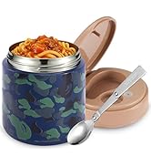 Thermo for Hot Food Kids - 15.2oz, Leak Proof Insulated Food Jar, Soup Thermo, Insulated Lunch Co...