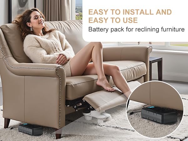 recliner battery pack rechargeable