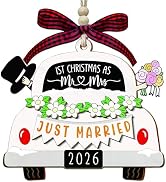 Wedding Gifts for Couples 2026, Gifts for Newlyweds, Bridal Shower Gift, Mr and Mrs Gift, Just Ma...