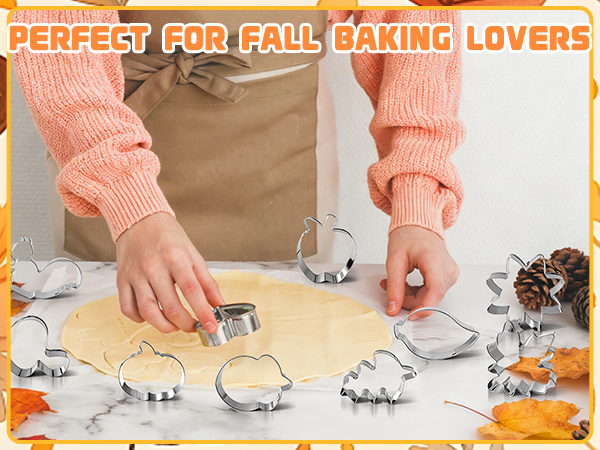 9 Pieces Fall Cookie Cutters Set