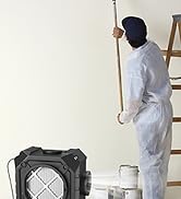M-T Air Scrubber with 3 Stage Filtration, Stackable Negative Air Machine Cleaner 550 CFM for Indu...