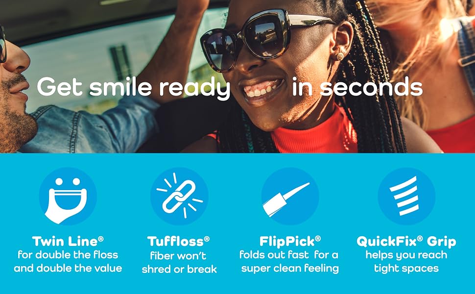 Get smile ready in seconds