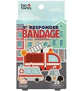 BioSwiss Bandages, First Responders Shaped Self Adhesive Bandage, Latex Free Sterile Wound Care, ...