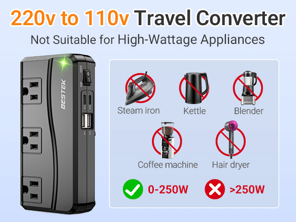 220V to 110V