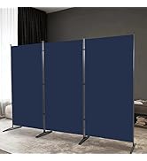 YASRKML 3 Panel Room Divider, Room Dividers and Folding Privacy Screens for Office, Partition Roo...