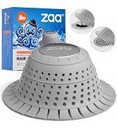 zaa Shower Drain Hair Catcher Bathtub Drain Strainer Sink Drain Protector | Collapsible Pop-Up Dr...