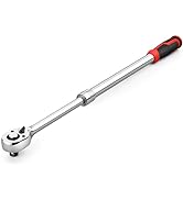 MAXPOWER 1/2-Inch Drive Extendable Ratchet Wrench, 1/2 Inch Drive Ratchet Socket Wrench, Quick Re...